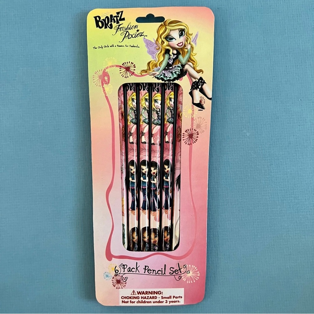 Vintage Y2K Bratz Fashion‎ Pixies Pencils (Set of 6)